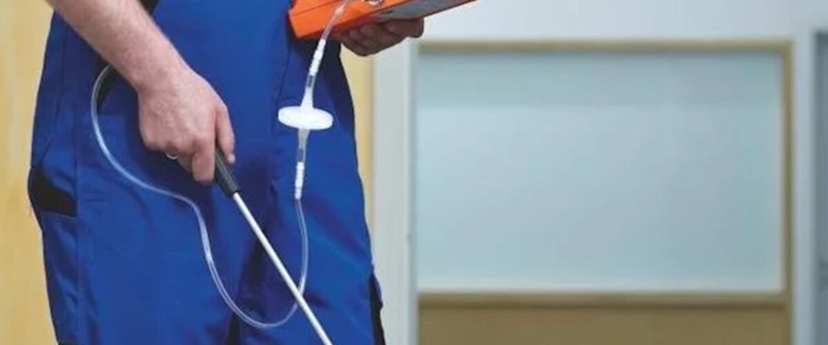 كشف تسربات المياه بالبرك